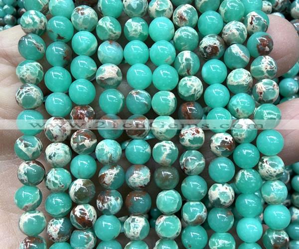 CAB1031 15 inches 6mm round agalmatolite beads wholesale