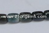 CAB392 15.5 inches 10*12mm column moss agate gemstone beads wholesale