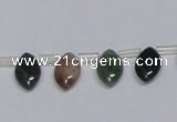 CAB412 15.5 inches 8*12mm horse eye moss agate gemstone beads