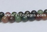 CAB432 15.5 inches 7mm round indian agate gemstone beads wholesale