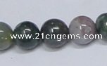 CAB434 15.5 inches 12mm round indian agate gemstone beads wholesale