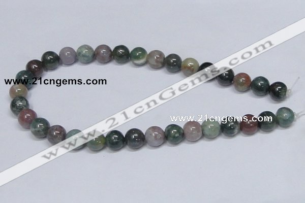 CAB434 15.5 inches 12mm round indian agate gemstone beads wholesale