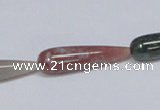 CAB445 15.5 inches 8*30mm teardrop indian agate gemstone beads