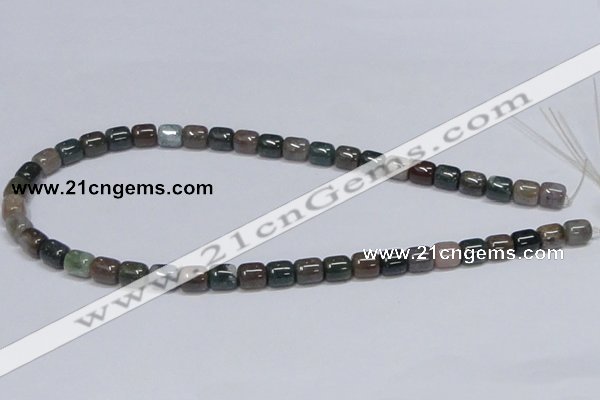 CAB447 15.5 inches 8*8mm column indian agate gemstone beads