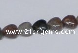 CAB453 15.5 inches 10*10mm heart indian agate gemstone beads