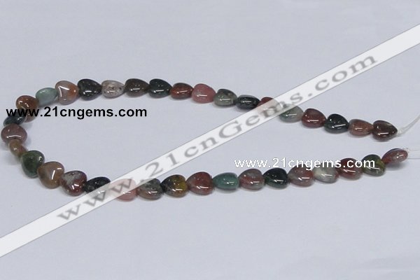 CAB454 15.5 inches 12*12mm heart indian agate gemstone beads