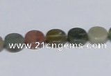 CAB455 15.5 inches 10mm coin indian agate gemstone beads wholesale