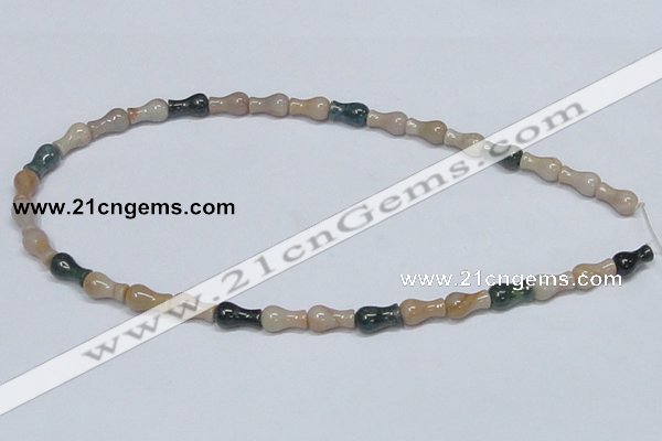 CAB464 15.5 inches 7*12mm vase-shaped indian agate gemstone beads