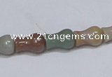 CAB465 15.5 inches 8*12mm vase-shaped indian agate gemstone beads