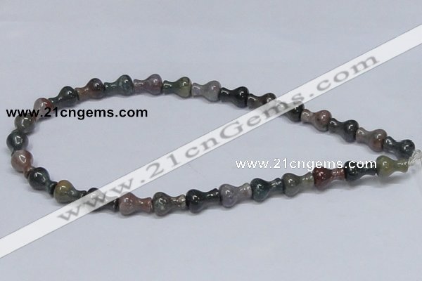 CAB466 15.5 inches 10*14mm vase-shaped indian agate gemstone beads