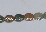 CAB467 15.5 inches 8*10mm freeform indian agate gemstone beads