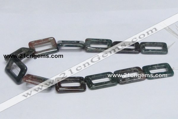 CAB471 15.5 inches 22*32mm rectangle indian agate gemstone beads