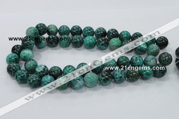 CAB54 15.5 inches 16mm round peafowl agate gemstone beads wholesale