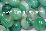 CAB716 15.5 inches 10mm round green agate gemstone beads wholesale