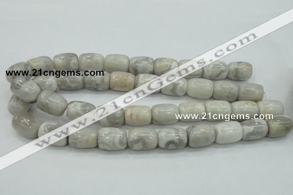 CAB904 15.5 inches 15*20mm drum natural crazy agate beads wholesale