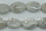 CAB911 15.5 inches 13*18mm oval natural crazy agate beads wholesale