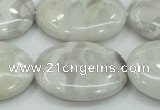 CAB913 15.5 inches 22*30mm oval natural crazy agate beads wholesale