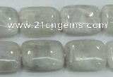 CAB922 15.5 inches 15*20mm rectangle natural crazy agate beads wholesale