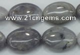 CAB927 15.5 inches 18*25mm oval natural purple agate beads wholesale