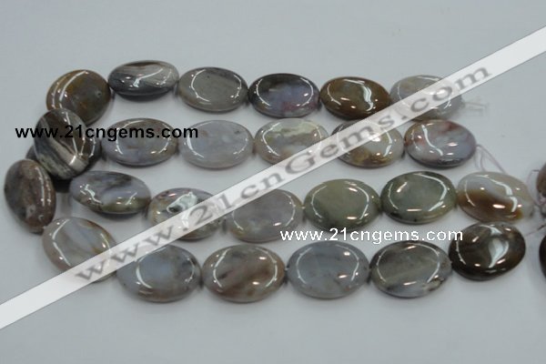 CAB960 15.5 inches 22*30mm oval ocean agate gemstone beads
