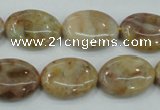 CAB976 15.5 inches 13*18mm oval Morocco agate beads wholesale