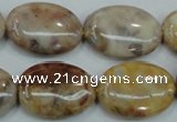 CAB977 15.5 inches 18*25mm oval Morocco agate beads wholesale