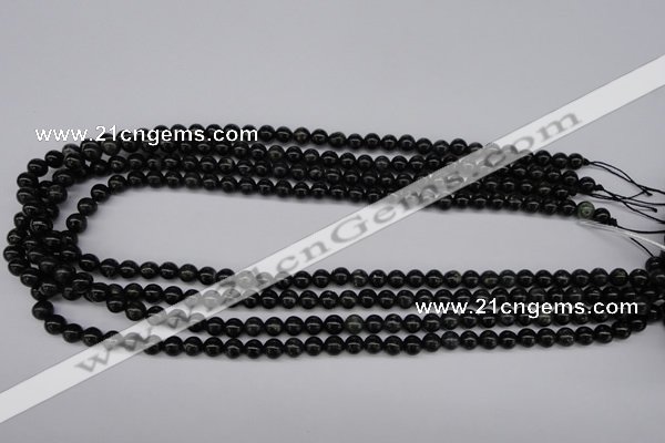 CAE02 15.5 inches 6mm round astrophyllite beads wholesale