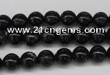 CAE03 15.5 inches 8mm round astrophyllite beads wholesale