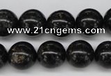 CAE06 15.5 inches 14mm round astrophyllite beads wholesale