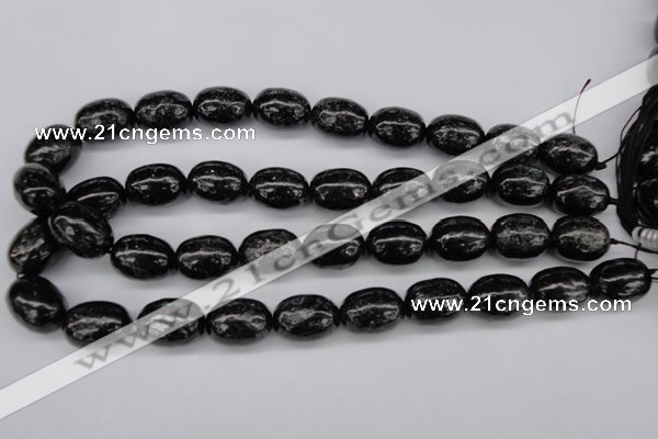 CAE18 15.5 inches 15*20mm egg-shaped astrophyllite beads wholesale