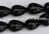 CAE22 15.5 inches 13*18mm teardrop astrophyllite beads wholesale