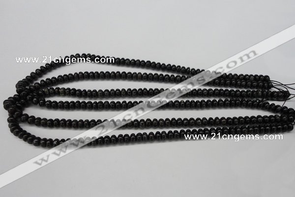 CAE28 15.5 inches 4*8mm rondelle astrophyllite beads wholesale