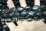 CAE300 15.5 inches 13*18mm oval astrophyllite beads wholesale