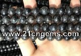 CAE307 15.5 inches 10mm round astrophyllite gemstone beads