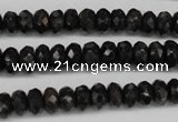 CAE32 15.5 inches 4*8mm faceted rondelle astrophyllite beads wholesale