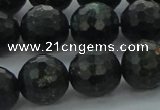 CAE39 15.5 inches 14mm faceted round astrophyllite beads wholesale