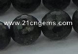 CAE41 15.5 inches 18mm faceted round astrophyllite beads wholesale