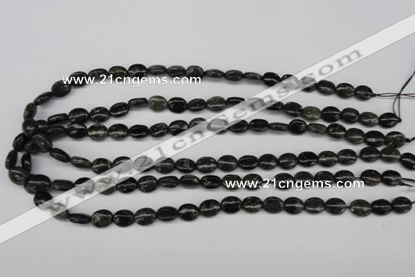 CAE54 15.5 inches 8*10mm oval astrophyllite beads wholesale