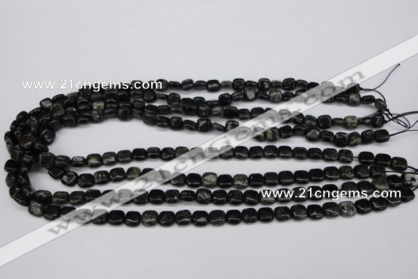 CAE75 15.5 inches 8*8mm square astrophyllite beads wholesale