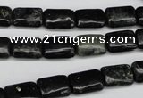 CAE88 15.5 inches 8*12mm rectangle astrophyllite beads wholesale