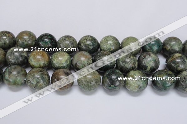 CAF111 15.5 inches 25mm round Africa stone beads wholesale