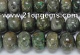 CAF115 15.5 inches 6*10mm rondelle Africa stone beads wholesale