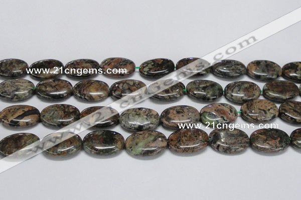 CAF129 15.5 inches 18*25mm oval Africa stone beads wholesale