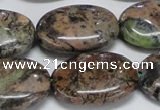 CAF130 15.5 inches 20*30mm oval Africa stone beads wholesale