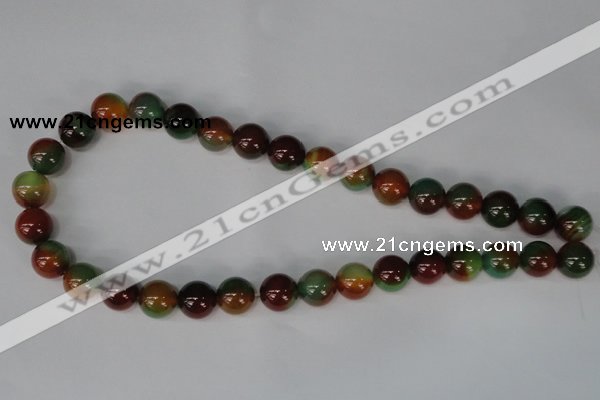 CAG1002 15.5 inches 12mm round rainbow agate beads wholesale