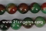 CAG1003 15.5 inches 14mm round rainbow agate beads wholesale