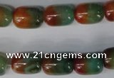 CAG1015 15.5 inches 13*18mm drum rainbow agate beads wholesale