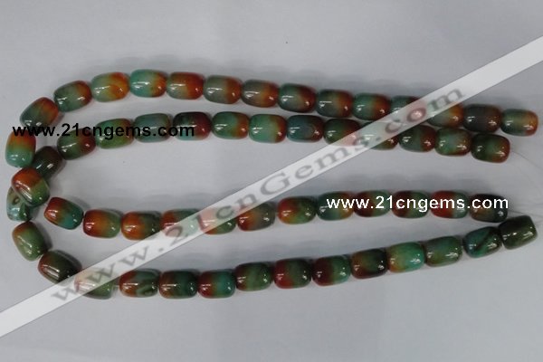 CAG1015 15.5 inches 13*18mm drum rainbow agate beads wholesale