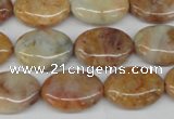 CAG1093 15.5 inches 13*18mm oval Morocco agate beads wholesale