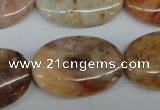 CAG1095 15.5 inches 20*30mm oval Morocco agate beads wholesale